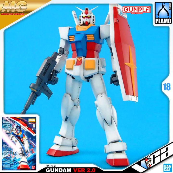 VCA ⭐️ BANDAI GUNPLA MASTER GRADE MG 1/100 RX-78-2 GUNDAM VER 2.0 ...