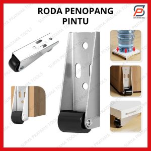 Roda Pintu Geser Universal Roda Penopang Bawah Pintu Lemari Meja Roller Sliding Pintu Menggantung