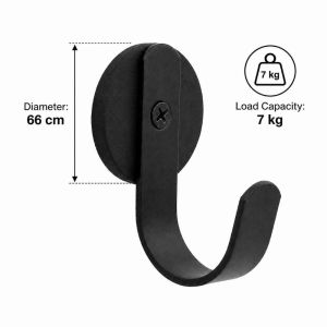 MAKERVY Metal ic Hook Anti-scratch Heavy Duty Flower Wreath Hook High Quality Strong ic ic Hanging Hook Refrigerator