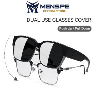 MENSPE Sunglasses Cover Myopia Glasses Cover Sunglasses Fashion Large Frame Sunglasses Polarized Summer Sunglasses Ultra Light Polarized Sunglasses Outdoor Traveling Walking Shopping Driving