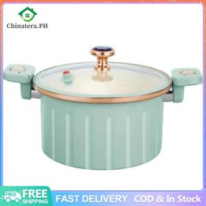 8L Micro Press Pot Anti Scald Handle Double-Handled Stew Pot Non-Stick Soup Pots for Home Kitchen