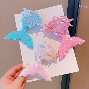 Mumystation jepit rambut mermaid anak jepitan putri duyung korea hair clip