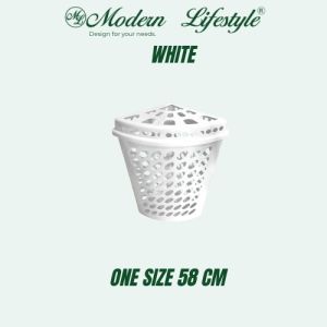 Corner Laundry Basket with Lid
