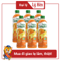 Thùng 24 Chai Nước Cam Ép Twister Tropicana Chai Nhựa 455ml Date Luôn Mới. 