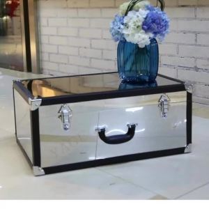 Sacesr Stainless Steel Storage Large Aesthetic Art Handheld Organizer Cloakroom Modern Luxury Cosmetic Boxes Storage Container N7Y3P