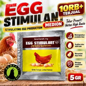 SEMPATI Egg Stimulant Medion 5 Gram Vitamin Suplemen Ayam Petelur Peningkat Produksi Telur Indukan Ayam Kampung Broiler Layer Bebek Unggas Breeding Fertilitas Daya Tetas