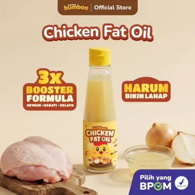 BUMBOO Premium Fat Oil 110ml – Minyak Lemak Tambahan untuk MPASI & Makanan Anak - Lavie Baby House