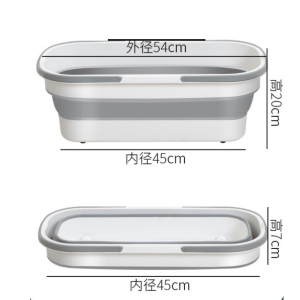 BEULIFE Collapsible Water Bucket Foldable Bucket Portable Water Pail Space Saving Flat Mop Bucket Baldi Lipat Mop