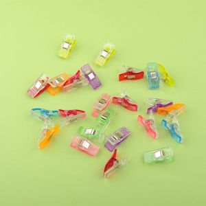 50Pcs Plastic Sewing Quilting Binding Clips Axe Clips for DIY Patchwork Fabric Quilting Craft Sewing Knitting
