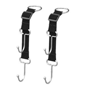 Pair Car Seats Headrest Hook Utility Seats Hook Adjustable Car Hook Vehicle Headrest Hanger set for Secure Bag Storage