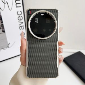For OPPO Find X7 Ultra Case Luxury Lichee PU Leather Plating Protective Back Cover Case For Find X7 X7Ultra Full Cover Shell