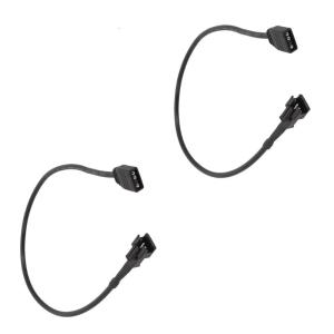 2 miếng 5v12v 4pin để sm4pin nữ argb dây mở rộng cho DeepCool/Lian li PC trường hợp và kết nối dây đèn LED