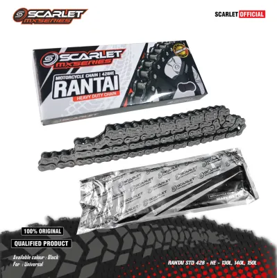 Scarlet Racing - Rantai Motor Sprocket Chain STD 428 HE 130L 140L 150L