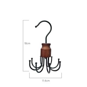 Móc treo đồ gỗ đa năng treo túi xách khăn