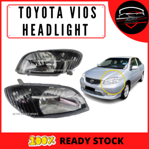 Toyota Vios NCP42 2003-2006 Head Lamp Headlight Front LIght Lamp (Black Thailand)