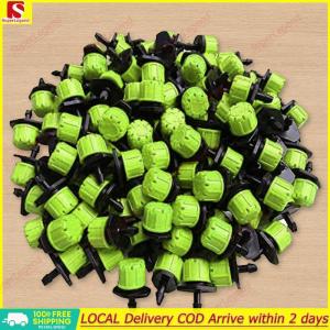【Big Sale】 500Pcs 1/4 Inch Adjustable Drip Irrigation Emitters Drip Irrigation Sprinklers Micro Drip Irrigation Sprinklers for Watering System 【SuperLegend】