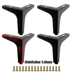 4/8pcs/set Kaki Sofa / Sofa Leg Model Pesawat / Kaki Besi/Kaki Sofa Segitiga/Sofa Leg Besi Model Segi Tiga
