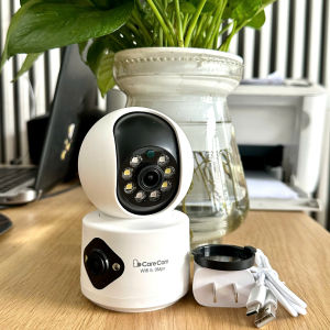 Camera Carecam 2 Mắt 5.0MP Hoặc 1 Mắt 3.0MP Lắp Trong Nhà Đàm thoại 2 chiều báo động chống trộm app CARECAM PRO