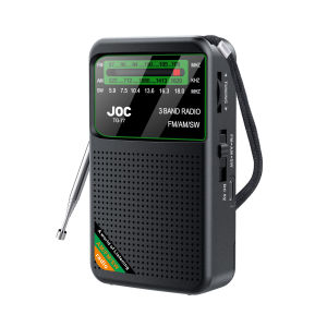 Joc một thương hiệu lớn của Mỹ cung cấp một với độ nhạy cao Radio đầy đủ cho người già. Con trỏ Con lăn FM bán dẫn có thể sạc lại