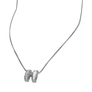 H letter necklace light luxury collarbone chain