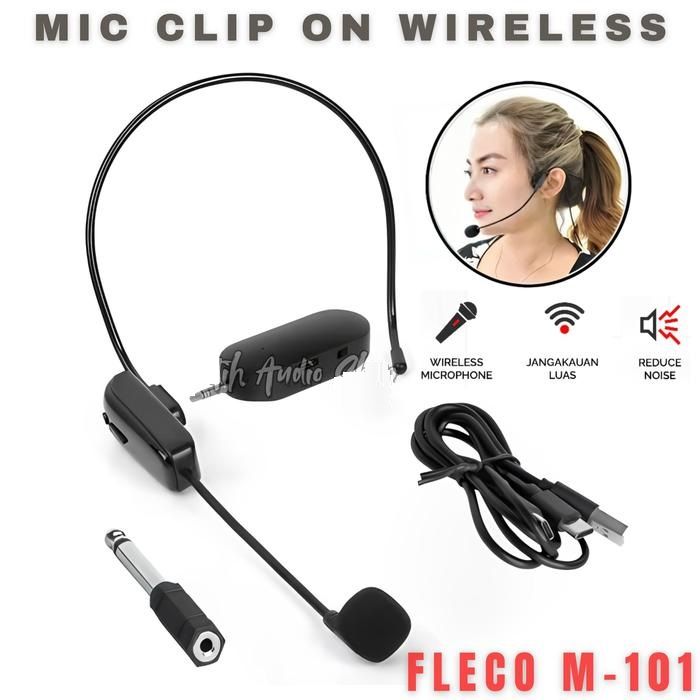 Headset Handsfree Earphone with Microphone Kualitas Suara HD FLECO