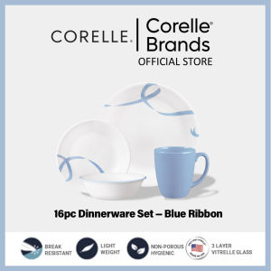 CORELLE 16pc Dinnerware Set – Blue Ribbon