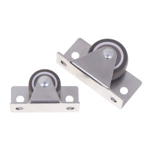 [Habilulu] 1 4 chiếc bánh cao su im lặng Bánh xe ngăn kéo cho đồ nội thất tủ bếp bảng cài đặt bên cấu hình thấp thay thế bánh xe