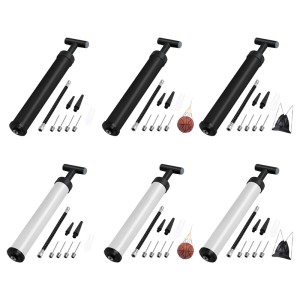 Manual Portable Sports Football Air pumps Set Small Sports Ball Inflator with Nozzle Football Inflating Pump