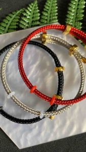 [SIÊU RẺ] Dây Cước Vòng Tay Đeo Charm freesize dây rút cỡ 3li