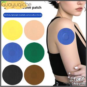 【Guoyuqiche】 10Pcs Waterproof Adhesive Patches Sensor Patch Glucose Meter Sensor Fixing Sticker Long Lasting Blood Glucose Monitoring