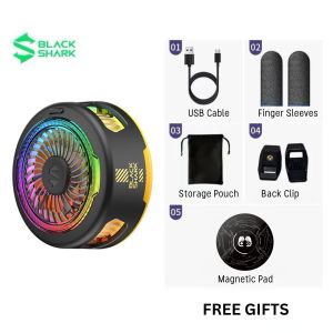 Original Black Shark Cooler 5 Magnetic Cooler Ice Cooling Back Clip Phone Radiator For Gaming Live Usb
