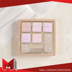 MallMainan-A117 Sticky Note Bentuk Eyeshadow Mini / Sticky Notes Macaron Pallate Edition / Memo