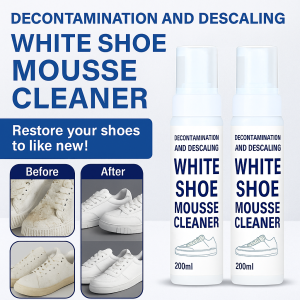 White Shoe Cleaner Mousse descaling and decontaminating Cleaning Agent White Shoe Mousse