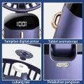 Epic Finds Kipas Angin Portable Mini USB 17000mAh Lipat / LED Display Portable Handheld Fan 5-Speed Wind Leher Kipas Dengan Aromaterapi Untuk Kantor Sekolah Olahraga Luar Ruangan. 
