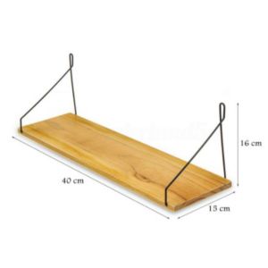 COD Rak Dinding Kayu Tempel Gantungan Besi Murah Serbaguna