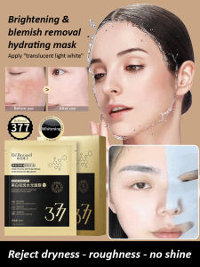 377 Whitening Freckle Removal Water Light Mask Niacinamide Hydrating Sheet Mask Moisturizing Brightening Care/Daily Use For Women/All Skin Types