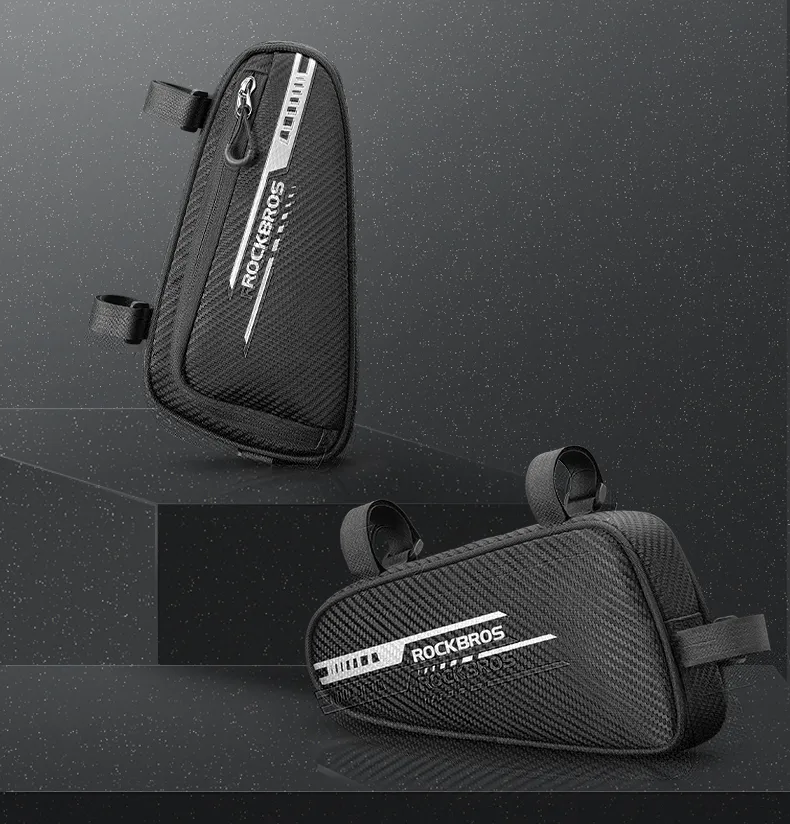 ROCKBROS Bike Frame Bag Bike Triangle Bag Waterproof Bike Top Tube Bag