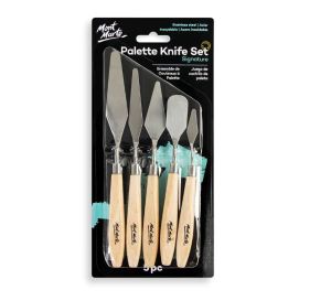 Mont Marte Studio Series - Palette Knife Set 5pce (Stainless Steel)