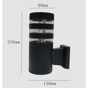 【Fast Delivery】LED wall lamp outdoor waterproof IP67 wall light nordic style garden decoration aluminum wall lamp automatic light up at night for yard porch corridor balcony lights smart wall light
