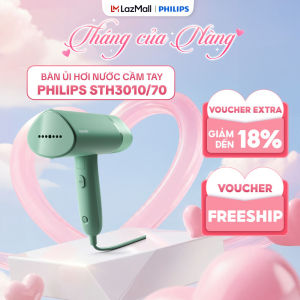 Bàn Ủi Hơi Nước cầm tay PHILIPS STH3010 /70 1000W - Hàng Chính Hãng Bảo Hành 24 Tháng