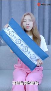 Sea Salt Hot Compress Bag/茗振海盐热敷袋电加热盐袋粗盐热敷包家用电热盐包艾草颈腰背盐袋子