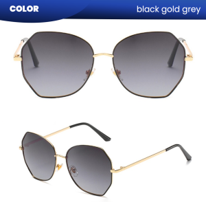 IOOI Eyewear - Kacamata Kotak Geometric Sunglasses Fashion PC UV 400 Wanita 8063