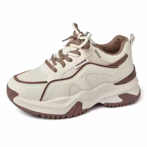 [COD]COLDIE Womens Fashion Sneakers Breathable Mesh Upper Non-Slip Soft Thick Sole Casual Shoes Korean Trendy Platform Sneakers for Women