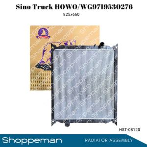 30276 HOWO SINOTRUCK RADIATOR ASSEMBLY M/T 825x660x76mm PP76 5ROWS WG9719530276 HST-08120