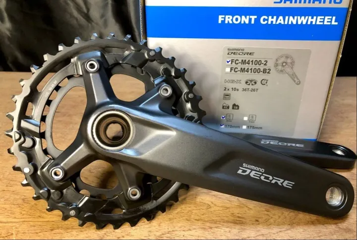 SHIMANO Deore FC M4100 2x 36 26 170mm 10spd Crankset w o BB 100 original Lazada PH