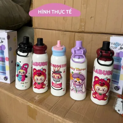 Bình Nước Giữ Nhiệt Inox 316 Dung Tích 800- 1000ml Dùng Pha Trà Mang Nước Đi Làm Quai Xách Tiện Lợi