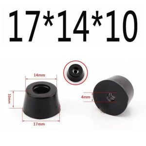 NOBLELUX Rubber Rubber Feet Round Fine Grips Anti-Slip Bumper Pad Case Feet Anti-Slip Non Slip Pads Furniture Protection