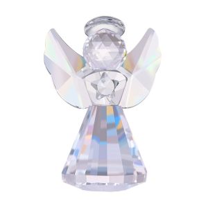 EAURA Crafts Guardian Angel Figurine Gift Collecible Figurines Collectibles Beautiful Paperweight Crystal Angel Statue Room
