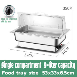 Electric warmer stainless steel self service food heater hotel insulation cooking electric warmer