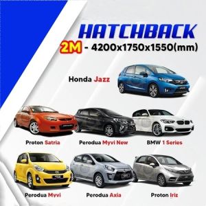 Car Cover Outdoor Sun Protection Waterproof Scratch Resistant Dustproof Sarung Kereta Full Cover